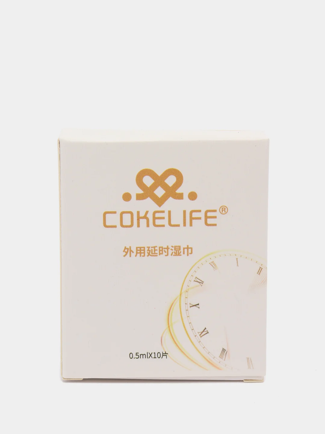 Белый салфетки пролонгатор (10 шт) COKELIFE для пениса, средство для потенции, эрекции