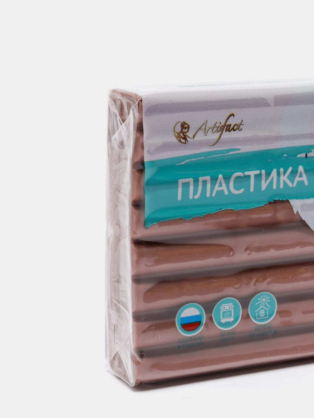 Пластика - полимерная глина, 56 г, классический Какао