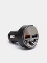 Черный автомобильный Bluetooth FM трансмиттер, с функцией зарядки QC 3.0