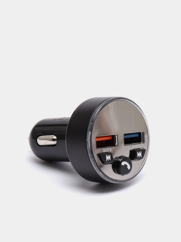 Автомобильный Bluetooth FM трансмиттер, с функцией зарядки QC 3.0