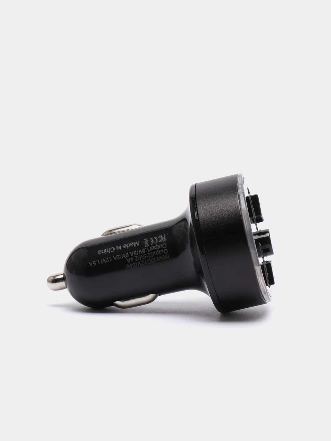 Черный автомобильный Bluetooth FM трансмиттер, с функцией зарядки QC 3.0
