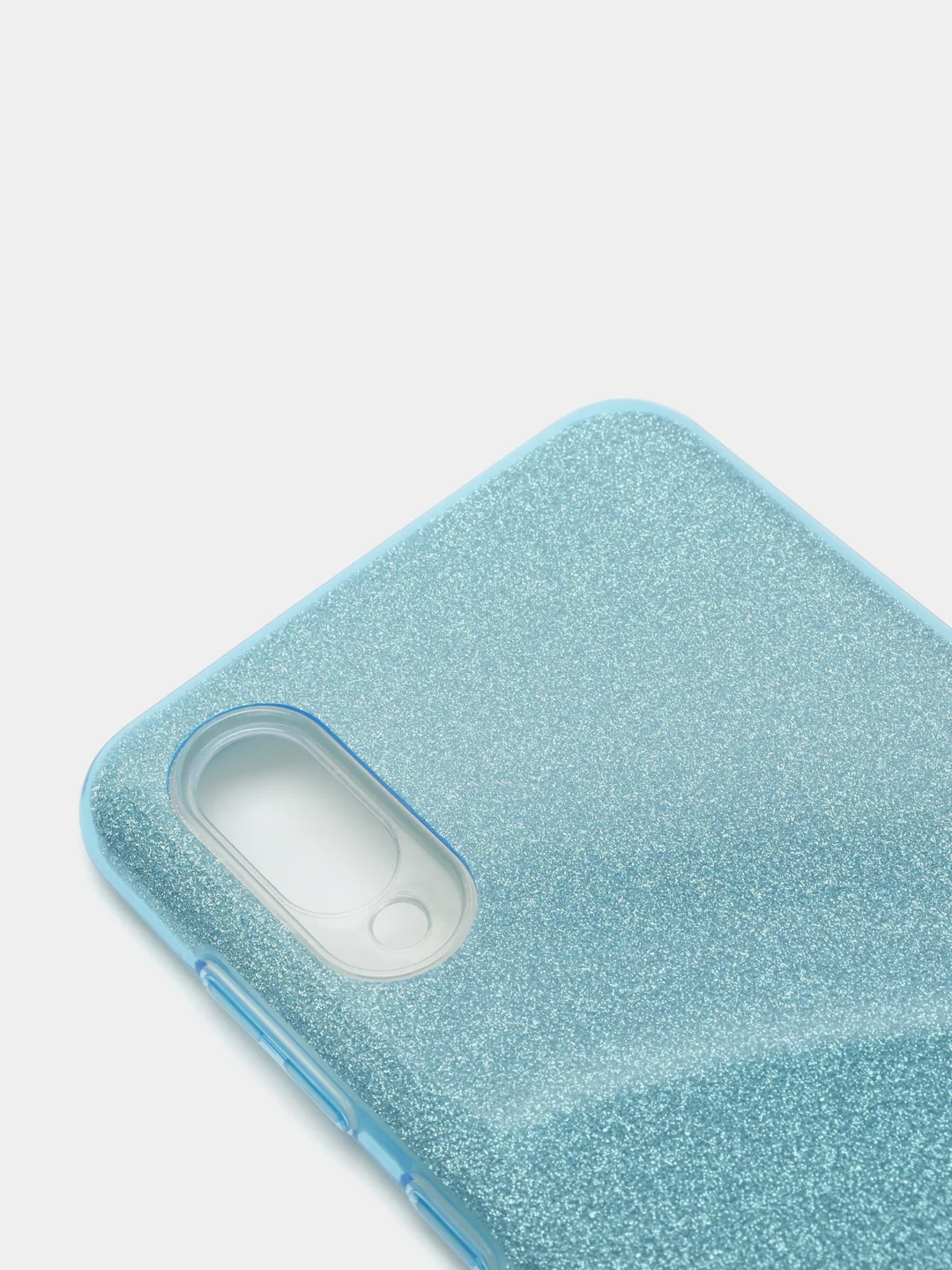 Бирюзовый чехол блестящий на Samsung A02