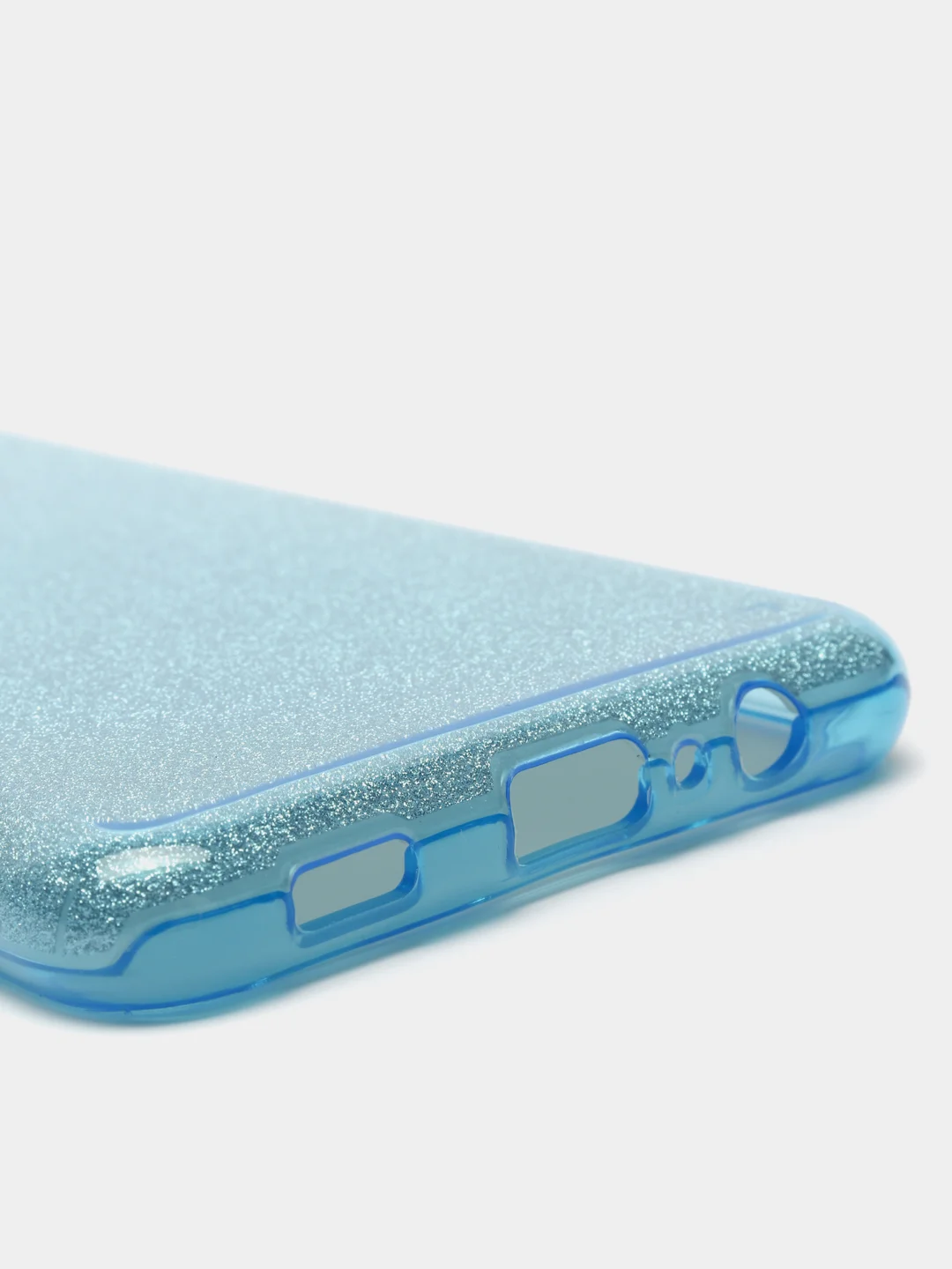 Бирюзовый чехол блестящий на Samsung A02