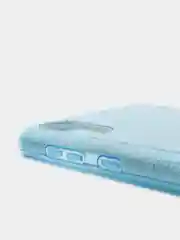Бирюзовый чехол блестящий на Samsung A02