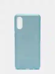 Голубой чехол блестящий на Samsung A02