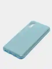 Бирюзовый чехол блестящий на Samsung A02