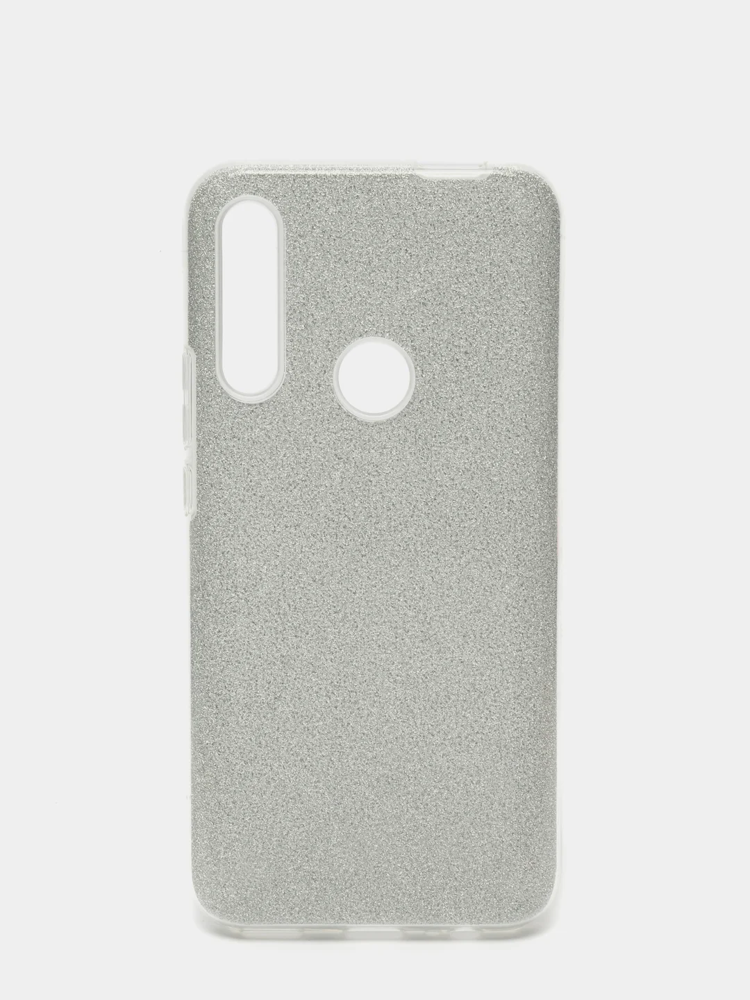 Серебряный чехол блестящий Huawei Honor 9X, P Smart Z