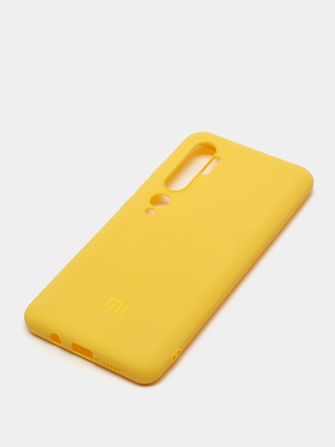 Желтый чехол Xiaomi Mi Note 10