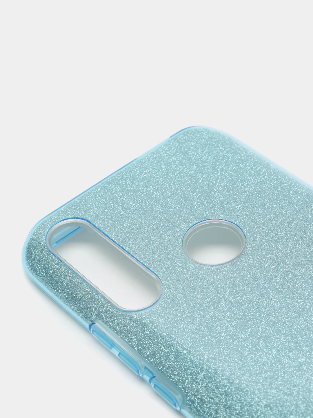 Голубой чехол блестящий Huawei Honor 9X, P Smart Z