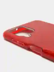 Красный чехол блестящий Samsung A22 / M32 / M22