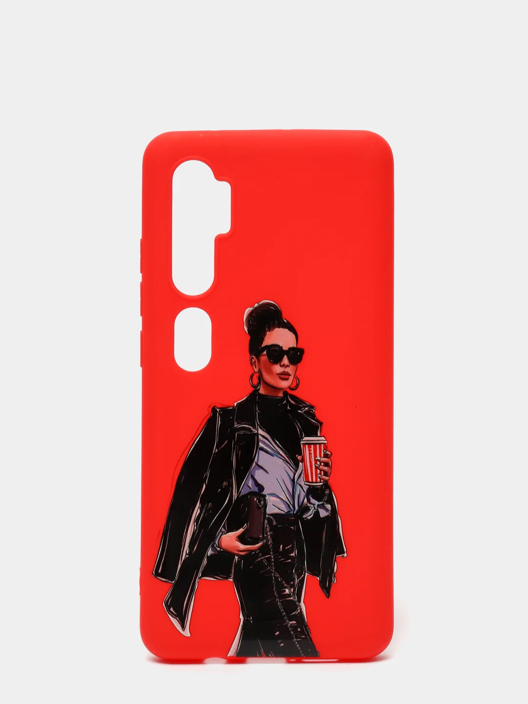 Красный чехол Xiaomi Mi Note 10
