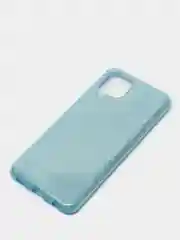 Голубой чехол блестящий Samsung A22 / M32 / M22