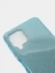 Голубой чехол блестящий Samsung A22 / M32 / M22