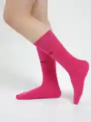 Розовый носки для женщин, высокие