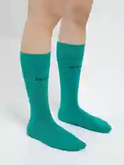 Зеленый носки для женщин, высокие