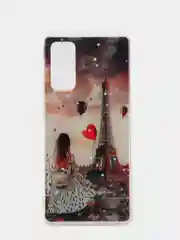 Бежевый чехол Samsung S20 FE