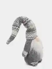 Белый новогодний гномик, гном tomte, гном nisse