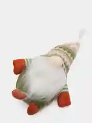 Бежевый новогодний гномик,  гном tomte, гном nisse