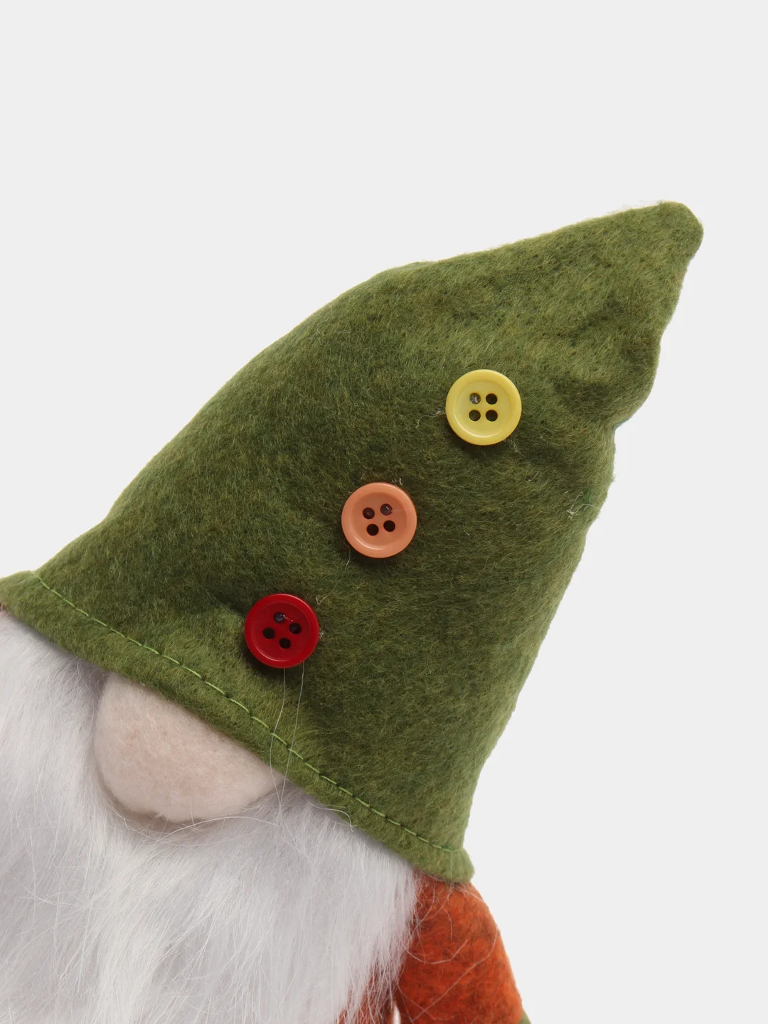 Зеленый новогодний гномик,  гном tomte, гном nisse