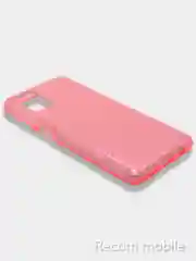Розовый чехол блестящий Samsung Galaxy M31S накладка c блёстками Самсунг М31С