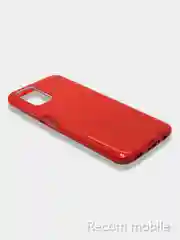 Красный чехол блестящий Samsung Galaxy M31S накладка c блёстками Самсунг М31С