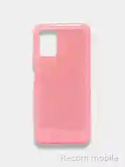 Розовый чехол блестящий Samsung Galaxy A03s, накладка с блёстками Самсунг A03S