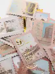 Ледяной самоклеящиеся наклейки-стикеры "Марки "в наборе,40 штук, 30х40 мм