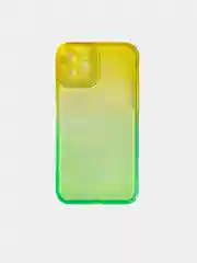 Желтый чехол  неоновый двухцветный для Iphone 7/8, 7+/8+, 11, 12, 13, 13Pro, 13 Pro Max