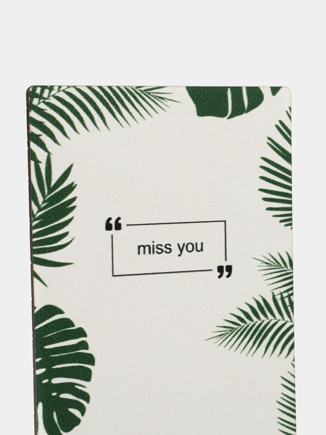 Деревянная подставка под телефон (Miss you)