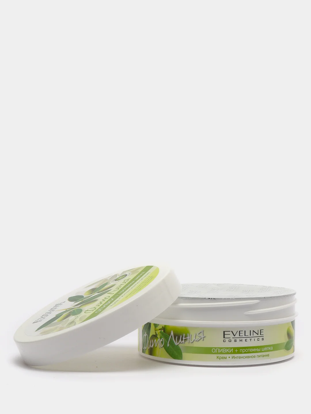 Eveline Cosmetics Фито Крем для лица/тела Интенсивное питание ОЛИВКИ+протеины ШЕЛКА, 210мл