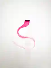 Розовый пряди на заколке "Двухцветные"