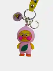 Розовый брелок для ключей для рюкзака