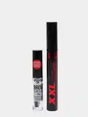 LUXVISAGE Тушь для ресниц XXL+Гель для бровей суперсильной фиксации BROW SUPER FIX(набор)