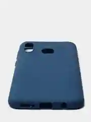 Синий силиконовый чехол накладка для Samsung a20/a30