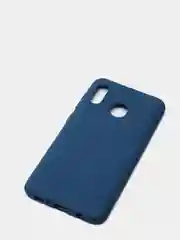 Синий силиконовый чехол накладка для Samsung a20/a30