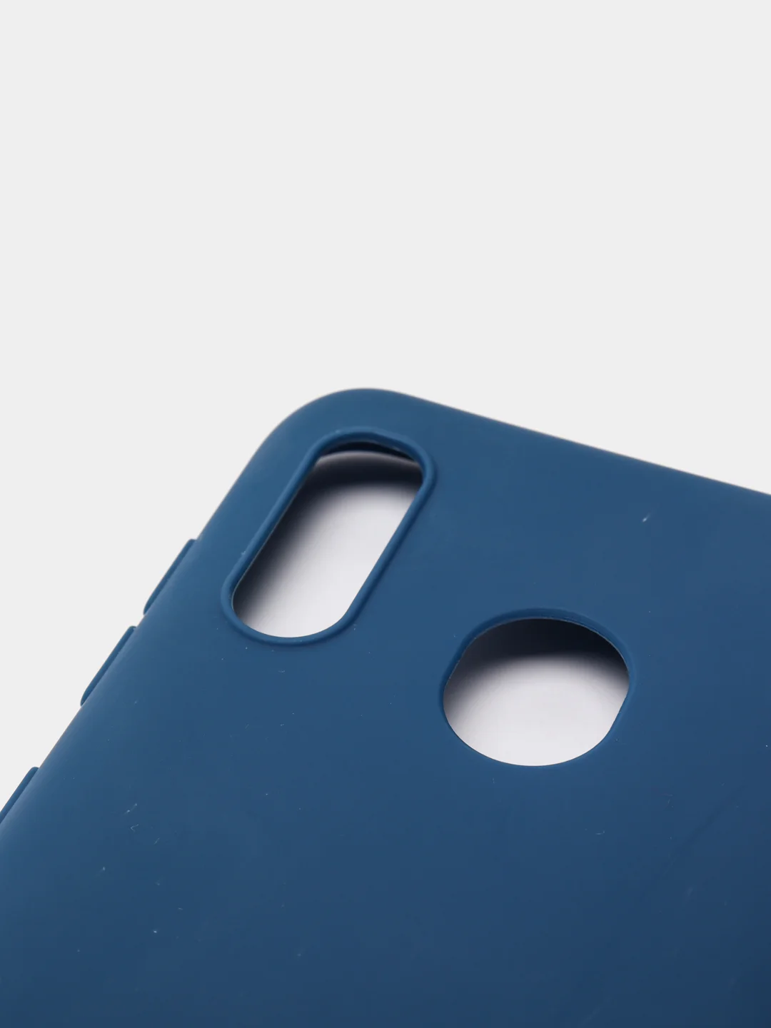 Синий силиконовый чехол накладка для Samsung a20/a30