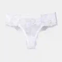 Белый трусы женские кружевные
