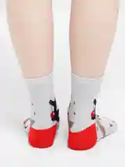 Серебряный носки новогодние