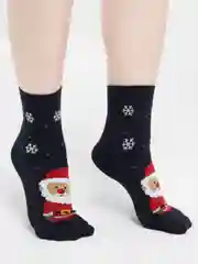 Черный носки "Новогодние"