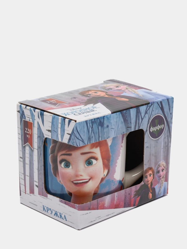 Кружка в подарочной упаковке 220 мл "Frozen II" (Холодное сердце 2) Дизайн 5, фарфор