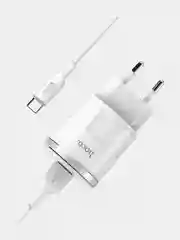 Белый зарядное устройство C37A Thunder power EU с одним USB портом