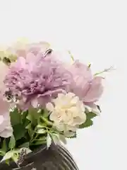 Фиолетовый искусственные цветы, цветочная композиция, растения, пион, роза, гортензия, букет, зелень