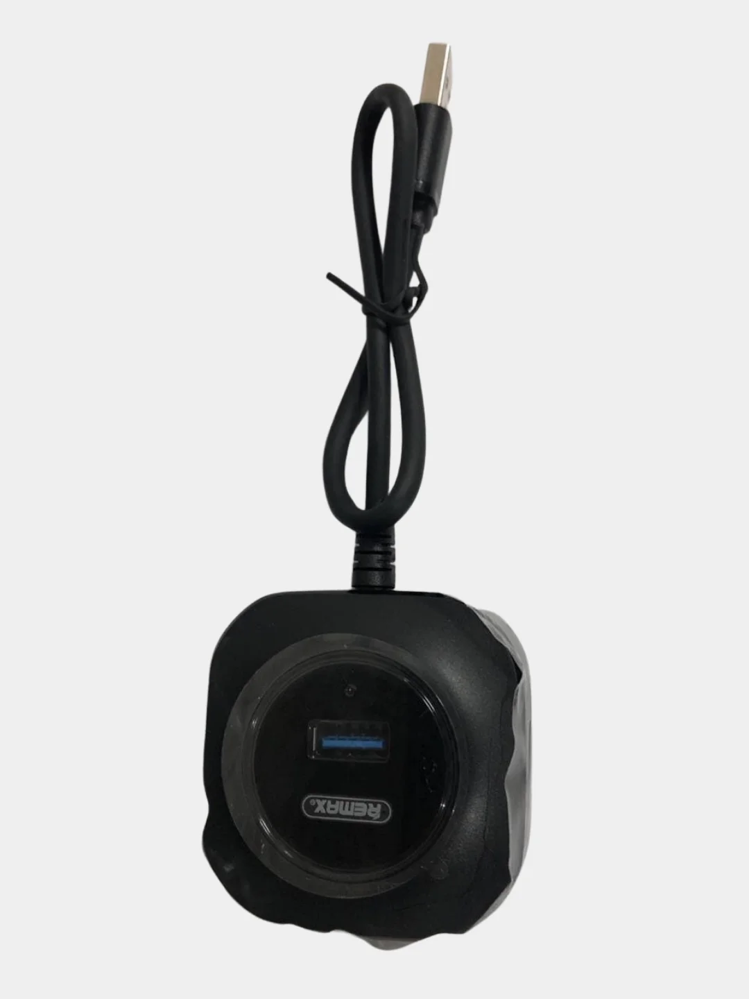 Черный usb Хаб Remax RU-U8, 4 порта, черный