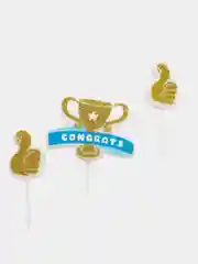 Золотой мини-свечи на торт