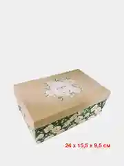 Коробка подарочная "Весенние цветы"