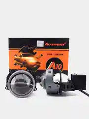 Светодиодные Bi-LED линзы Aozoom A10, автомобильные, 2 штуки