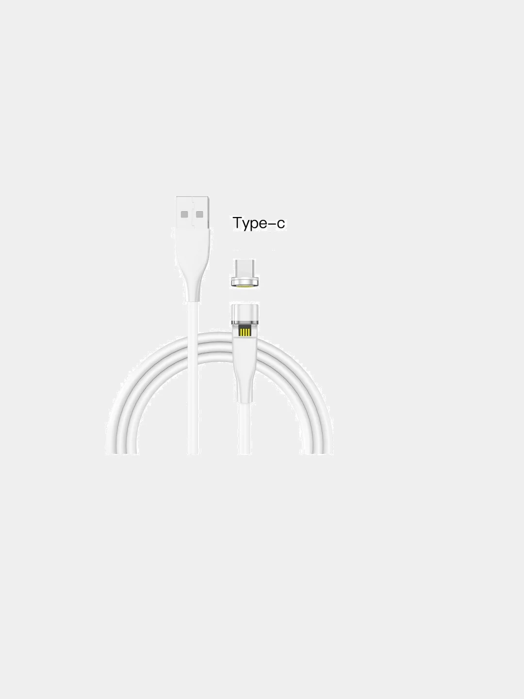 Кабель вращающийся 3.0A Type-C, Micro-USB Lightning для iPhone, магнитный, быстрая зарядка