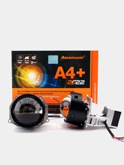 Светодиодные LED линзы AOZOOM A4+ 2022 3" 5500K, автомобильные, 2 штуки