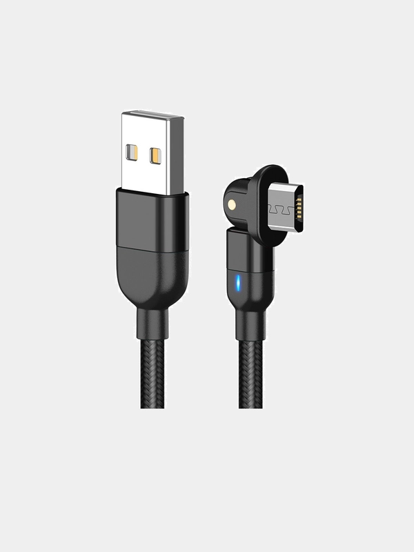 Кабель с быстрой зарядкой 3А для телефона Lightning/micro-USB/Type-C