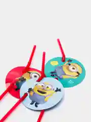 Набор трубочек для коктейля Minions 2, 6 штук, 3D дизайн